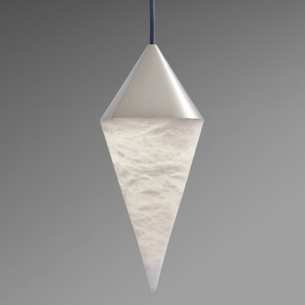Alabaster Cone Pendant, Simple Pendant Light