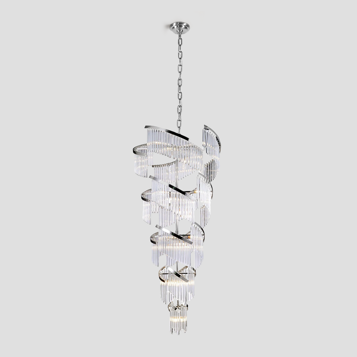 Twin Palms Crystal Chandelier