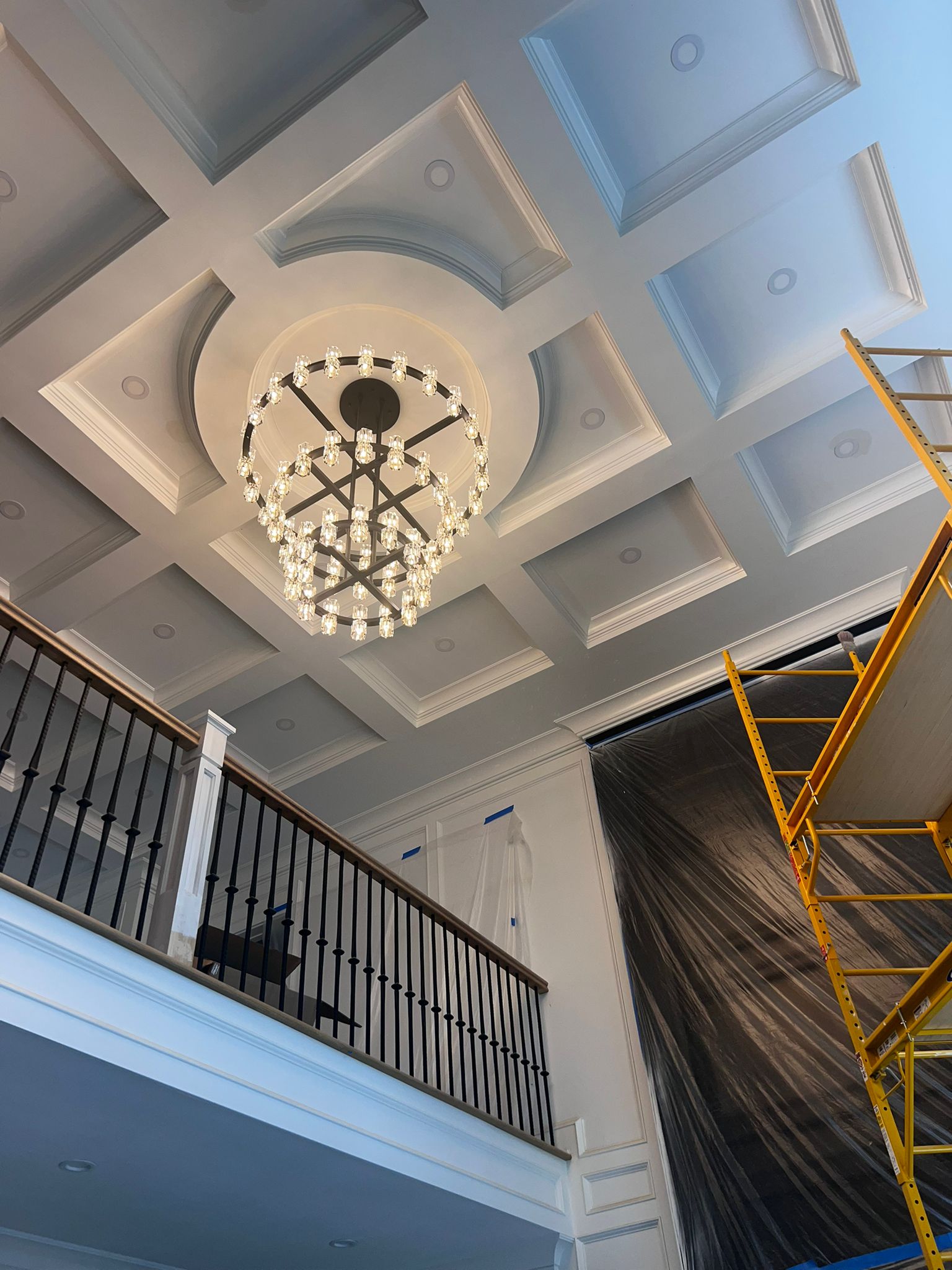 Arcachon 2 Tierd Round Chandelier 60"