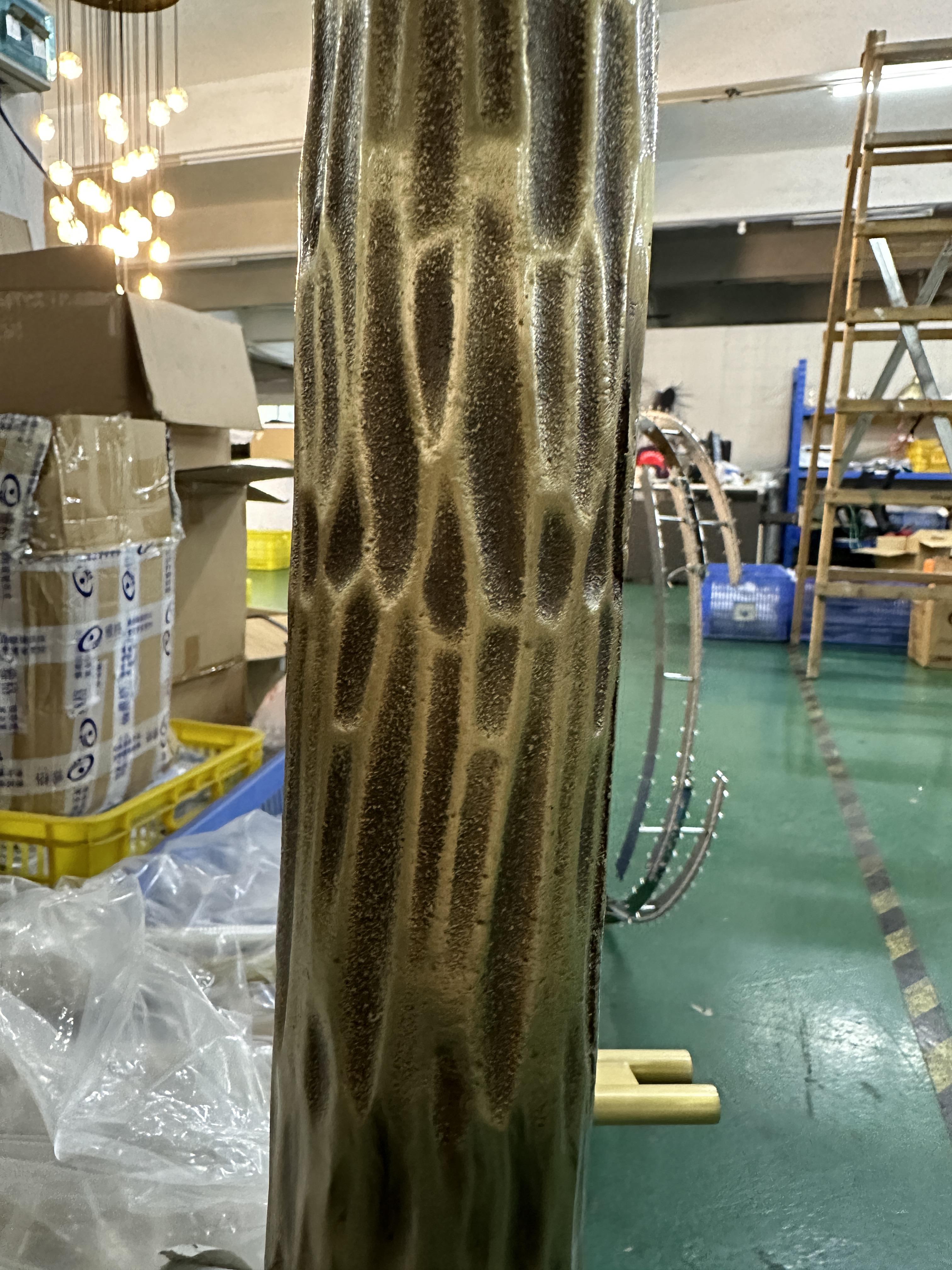 Leonard Dendritic Forged  Floor Lamp