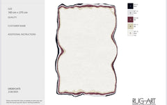 183 cm × 275 cm- rug