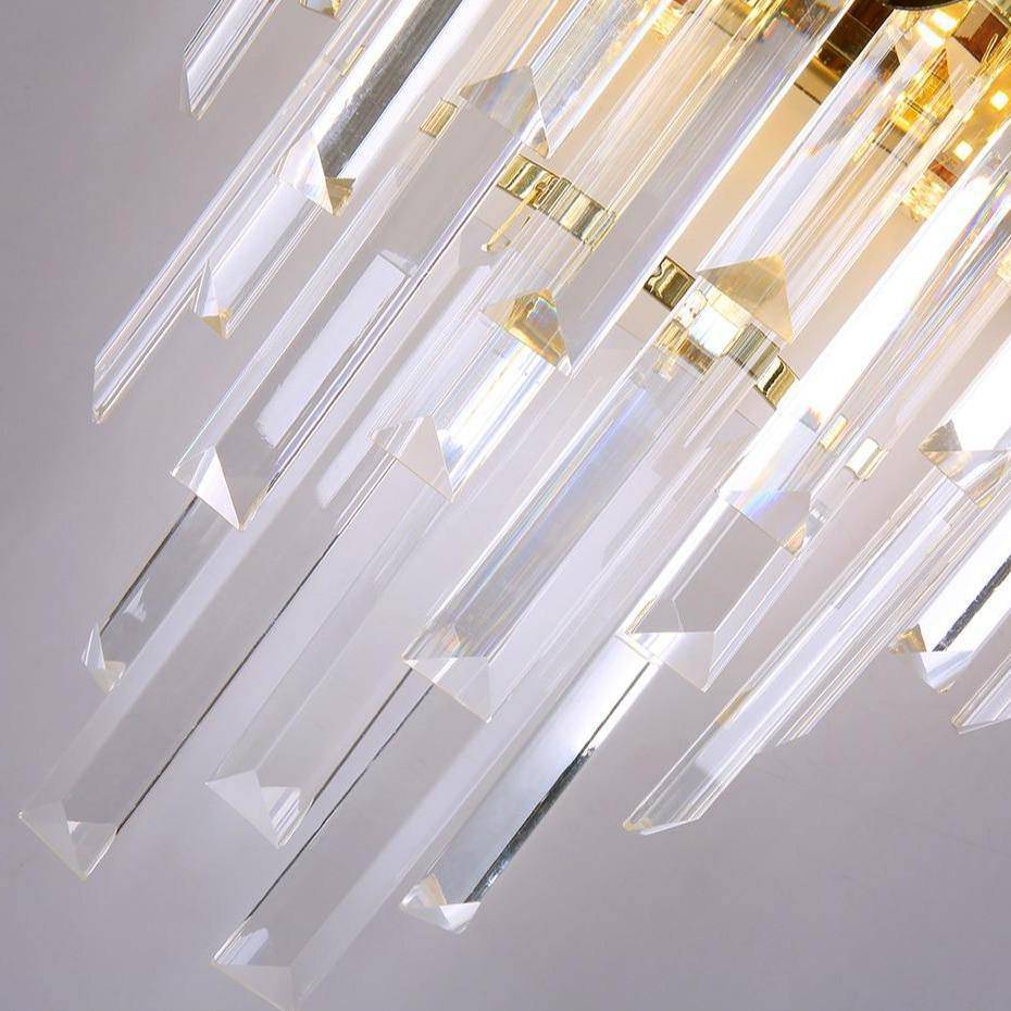 Legan Gold Plated Crystal Wall Sconce