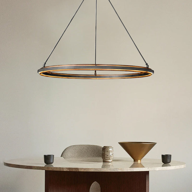 Adin Bronze Round Chandelier 36"/48"/60"