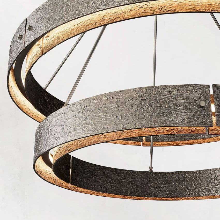 Vouvry 2-Tier Round Chandelier 60"