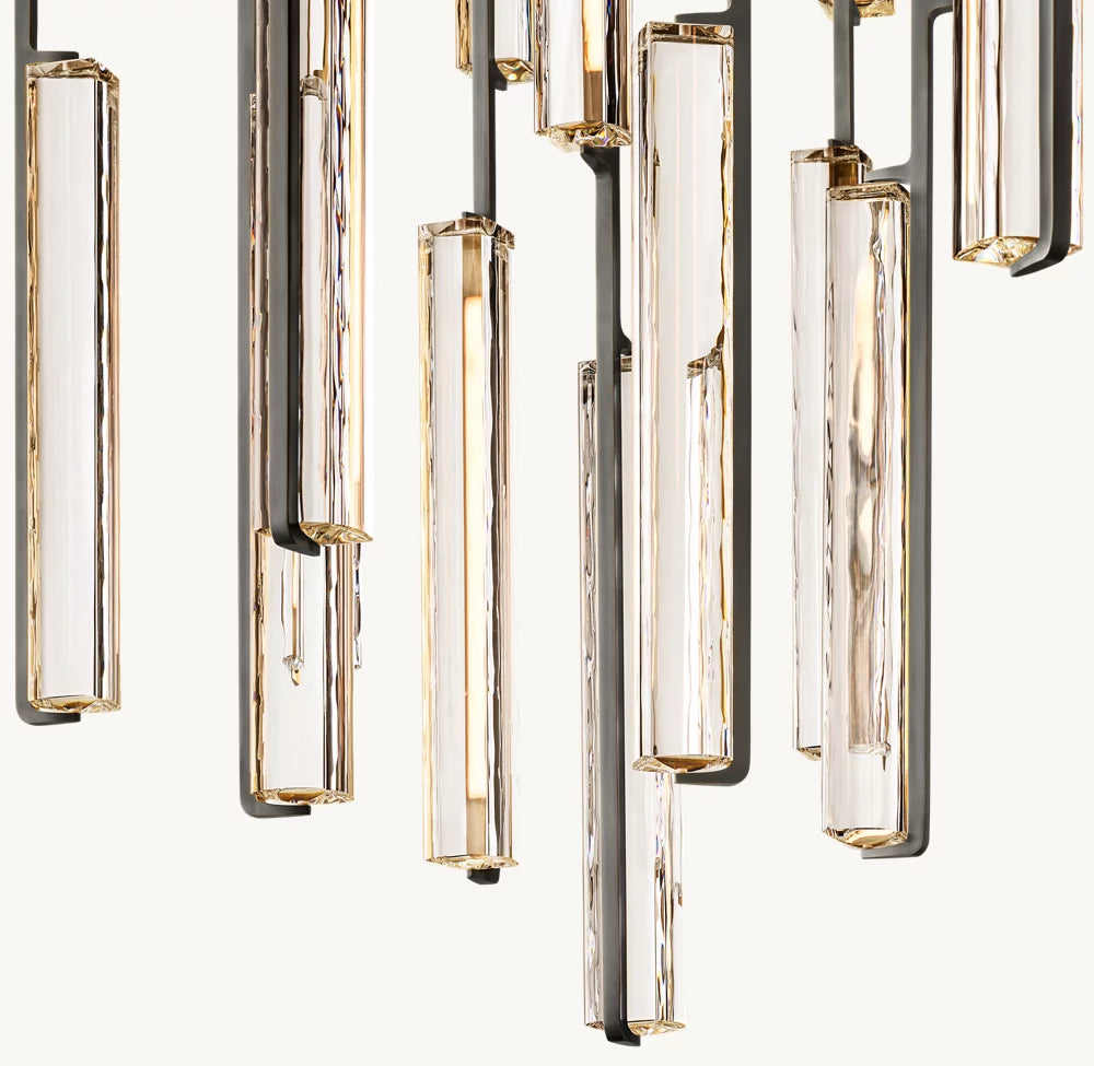 Audubon Crystal Round Chandelier 56"