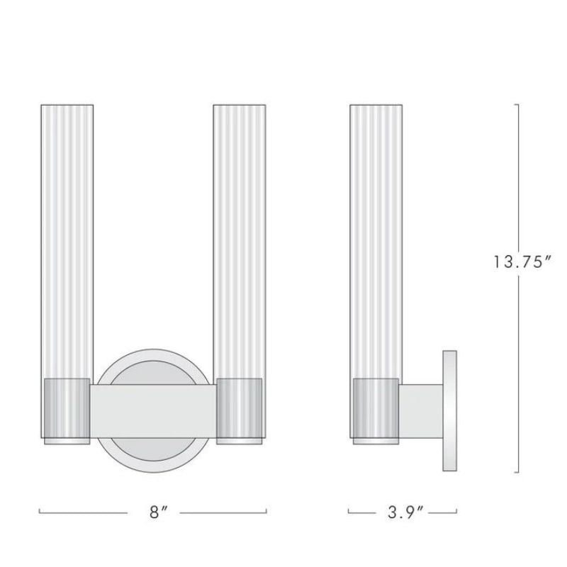 Candle Handmade Double Sconce