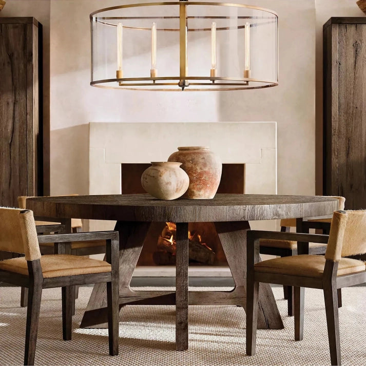 Michaul Beck Round Chandelier 33"