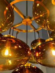 Cabretta Round Chandelier 60''